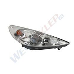 Reflektor przedni Peugeot 206+ Halogen H1 H7 Prawy LPM981