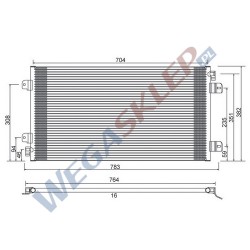 Skraplacz Magneti Marelli BCQ011 Nissan Interstar Opel Movano Renault Master II