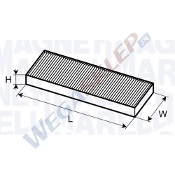 Filtr kabinowy BCF100 BMW 3 (E36)