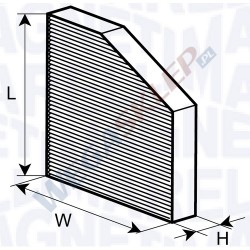 Filtr kabinowy BCF220 Audi A4, A5, Q5