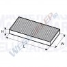Filtr kabinowy BCF321 z węglem aktywnym Alfa Romeo 156 Fiat Brava, Bravo I, Marea Iveco Daily III Lancia Lybra
