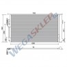 Skraplacz Magneti Marelli BCQ251 Mercedes Viano, Vito