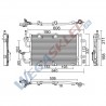 Skraplacz Magneti Marelli BCQ648 Opel Astra H Zafira