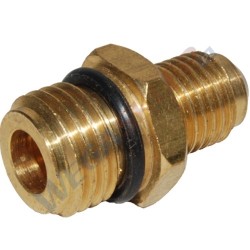 Adapter męski 1/4" SAE x żeński M14x1,5