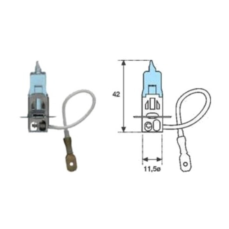 Żarówka H3 BLUE LIGHT 12V Magneti Marelli