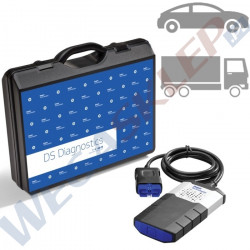 Tester diagnostyczny Delphi DS150E z oprogramowaniem CAR MAX i TRUCK + aktualizacja (12 m-cy) + zestawy kabli