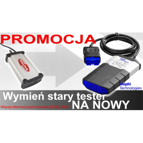 Wymiana starego testera na nowy Delphi DS150E z licencją CAR