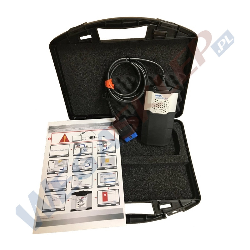 Oryginalny Tester diagnostyczny Delphi DS150E + licencja