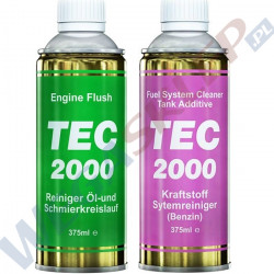 TEC-2000 Engine Flush + Fuel System Cleaner - Zestaw do czyszczenia silników benzynowych