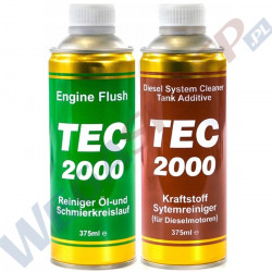 TEC-2000 Zestaw Engine Flush + Diesel System Cleaner do czyszczenia silników diesela