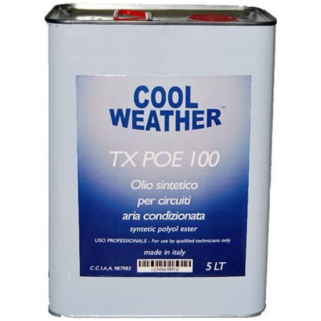 Olej do klimatyzacji poliestrowy POE ISO 100 5 litrów 007950024490