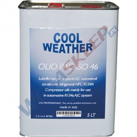 Olej do klimatyzacji PAG ISO46 5 litrów