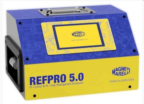 Identyfikator czynnika Magneti Marelli RefPro 5.0 do R134a i R1234yf z drukarką