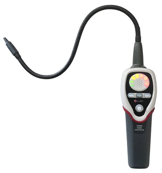 Elektroniczny wykrywacz nieszczelności do CO2