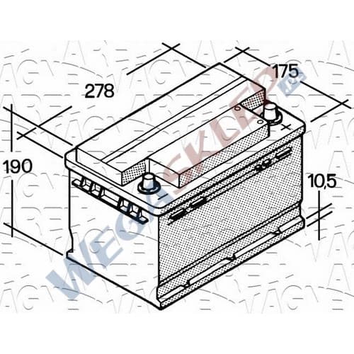 Akumulator 12V  70Ah 720A(EN)  450A(IEC) +Prawy ETS70D1N