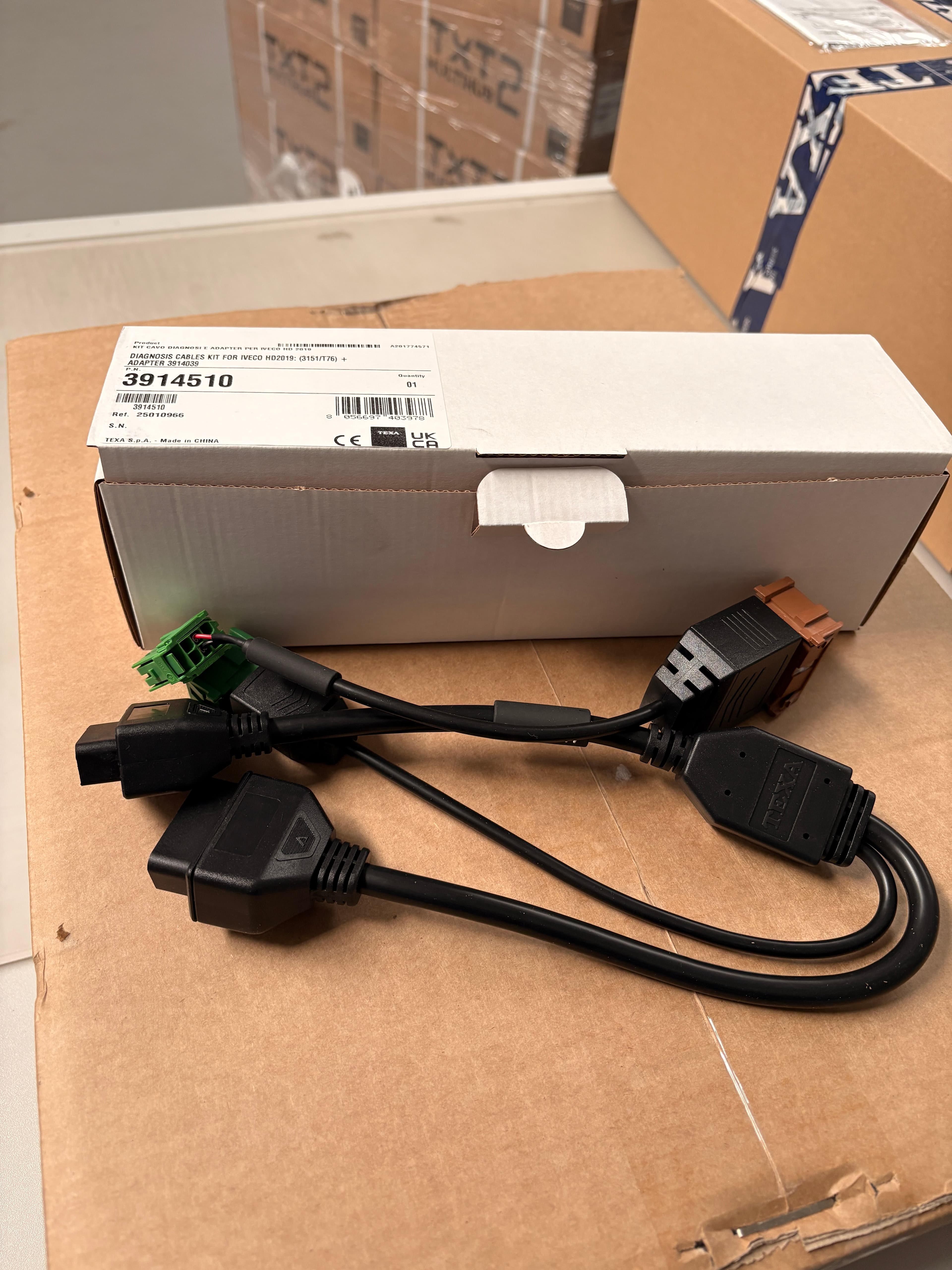 Kabel diagnostyczny  do IVECO HD2019 zastępuje (3151/T76+3914039)