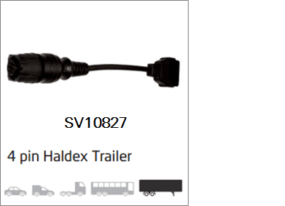 Kabel  4 PIN HALDEX Trailor