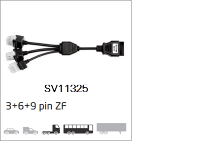 Kabel 3+6+9pin ZF