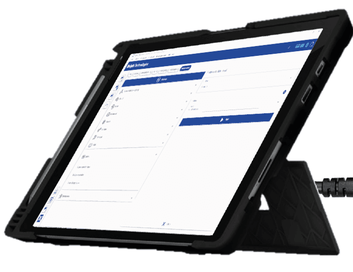 Tablet z pokrowcem dla DS480