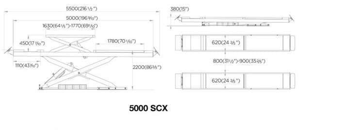 Zdjęcie miniatura produktu MM Superlift 5000SCX - podnośnik nożycowy pod geometrię kół Magneti Marelli