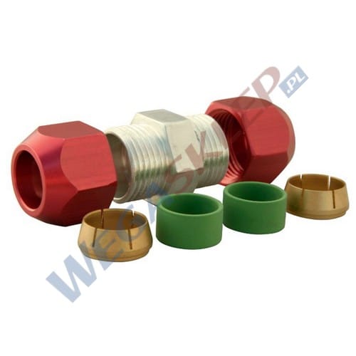 Zdjęcie miniatura produktu Złącze do naprawy przewodów klimatyzacji 180 stopni 15mm OD