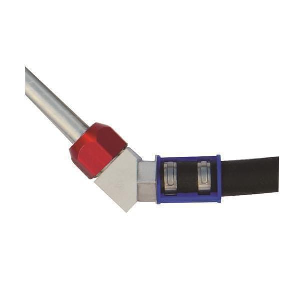 Zdjęcie miniatura produktu Łącznik rur aluminiowych i przewodów gumowych 45 stopni 3/8 cala (9,5mm)