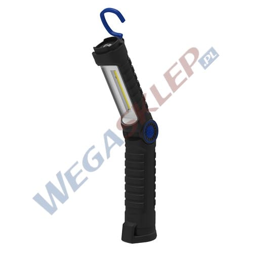 Zdjęcie miniatura produktu Latarka warsztatowa LED COB 3W + 3W obrotowa