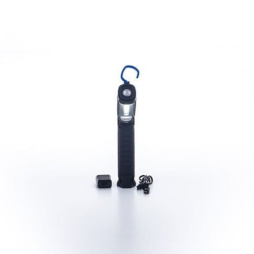Zdjęcie miniatura produktu Latarka warsztatowa LED COB 3W + 3W obrotowa
