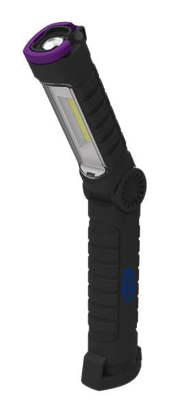 Zdjęcie miniatura produktu Latarka warsztatowa ręczna Led COB + UV obrotowa mini