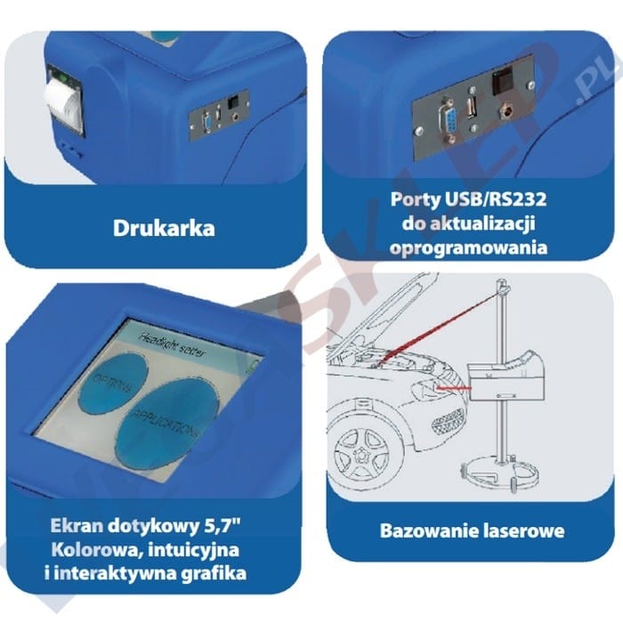 Zdjęcie miniatura produktu Urządzenie do ustawiania świateł Premium - pomiar cyfrowy