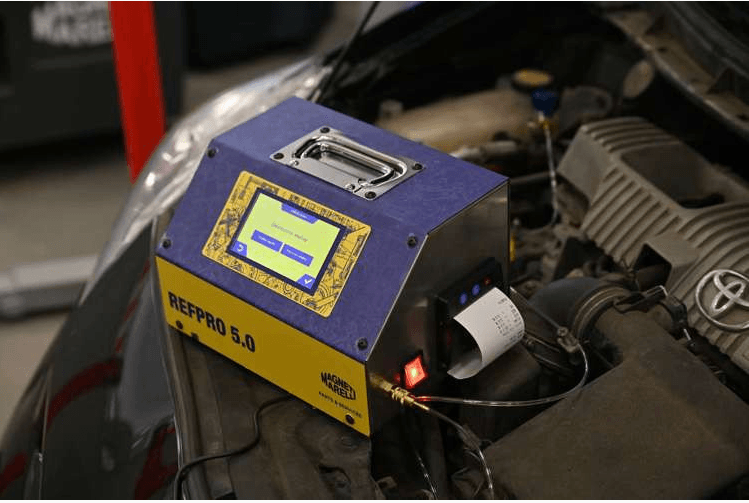 Zdjęcie miniatura produktu Identyfikator czynnika Magneti Marelli RefPro 5.0 do R134a i R1234yf z drukarką