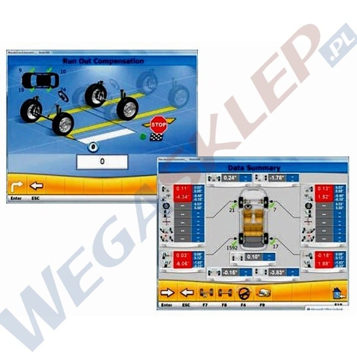 Zdjęcie miniatura produktu Urządzenie do geometrii kół C880 wersja na kanał.