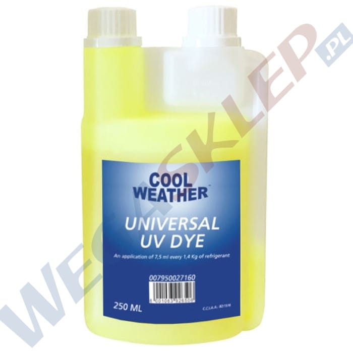 Zdjęcie miniatura produktu Kontrast UV uniwersalny do czynników R134A/ R1234yf/ Hybryd  250ml