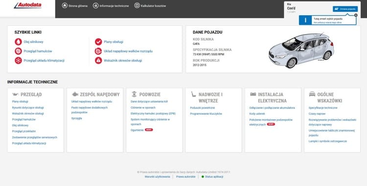 Zdjęcie miniatura produktu Autodata Online 3 "Naprawa i Diagnostyka" -Licencja roczna na 1 stanowisko