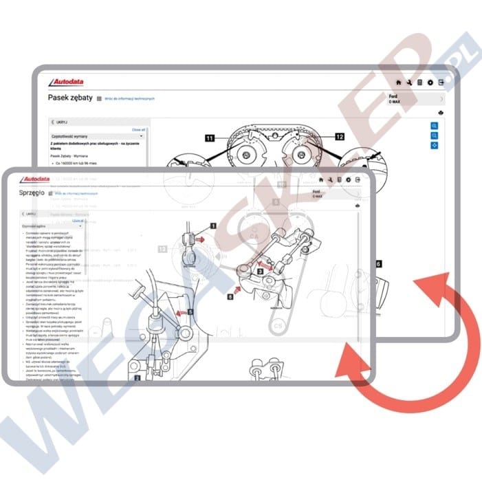 Zdjęcie miniatura produktu Autodata Online 3 "Naprawa i Diagnostyka" -Licencja roczna na 1 stanowisko