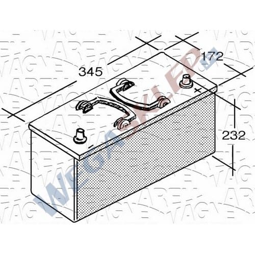 Zdjęcie miniatura produktu Akumulator 12V 110Ah 850A(EN) +P 246850HD