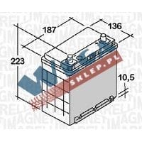 Zdjęcie miniatura produktu Akumulator 12V  35Ah 240A(EN) +Prawy ES35240DJ1 Azja