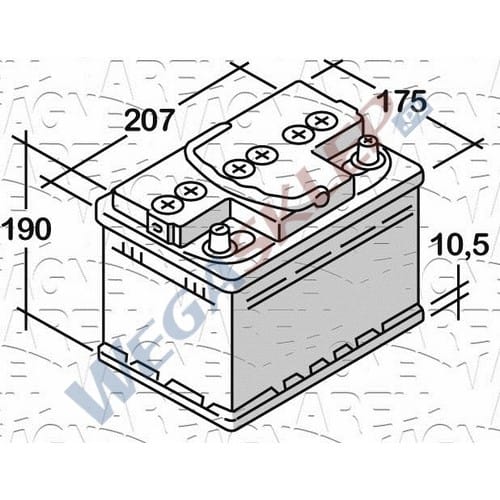Zdjęcie miniatura produktu Akumulator 12V  40Ah 330A(EN) +Lewy ETS40NS