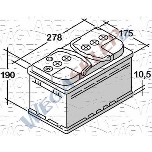 Zdjęcie miniatura produktu Akumulator 12V  74Ah 680A(EN) +Prawy ETS74ND