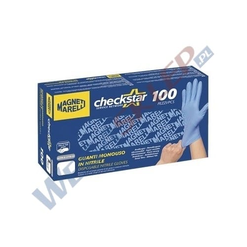 Zdjęcie miniatura produktu Warsztatowe rękawiczki ochronne z nitrylu M 100 szt.