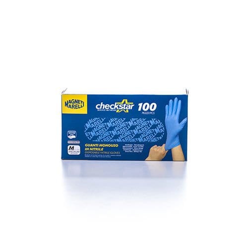 Zdjęcie miniatura produktu Warsztatowe rękawiczki ochronne z nitrylu L 100 szt.