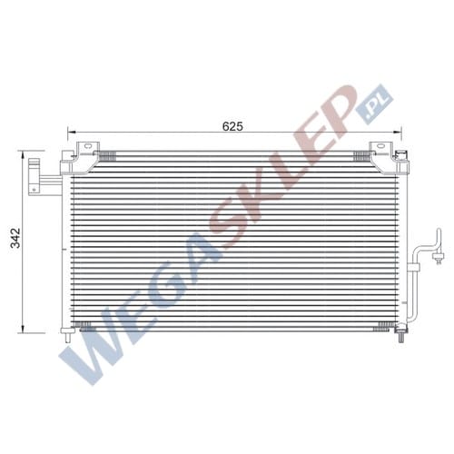 Zdjęcie miniatura produktu Skraplacz Magneti Marelli BCQ009 Mazda 323 F VI