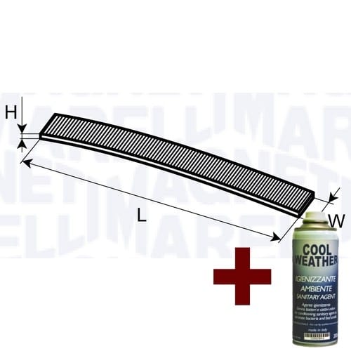 Zdjęcie miniatura produktu Filtr kabinowy + odkażacz BCF208 Alpina B3 (E90), D3 (E90) BMW 1 (E81)(E82)(E88), 3 (E90)(E92)(E93), X1 (E84)