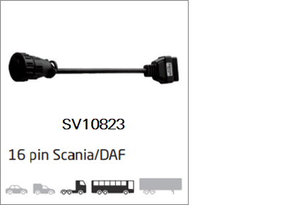 Zdjęcie miniatura produktu Zestaw kabli  Truck, HCV, LCV, Trailors