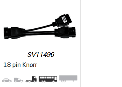Zdjęcie miniatura produktu Kabel  OBD 18 PIN KNORR