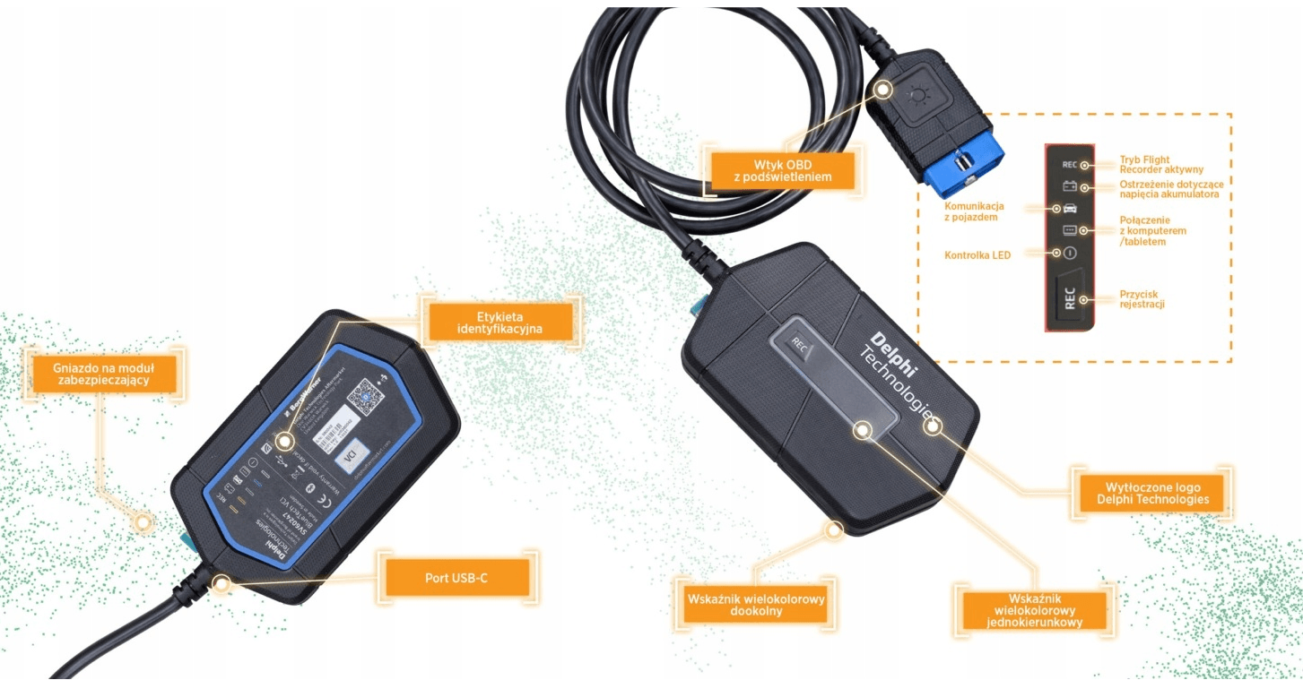 Zdjęcie miniatura produktu Tester diagnostyczny Delphi DS180E BlueTech bez oprogramowania - oferta z wymianą tester za tester