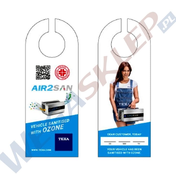 Zdjęcie miniatura produktu Zawieszka na lusterko wsteczne (Air2 San) 100szt.