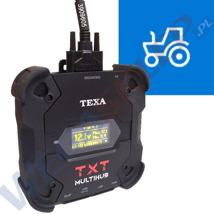 Zdjęcie miniatura produktu NAVIGATOR TXT MULTIHUB z oprogramowaniem AGRI + Adapter OBD-DEUTSCH 9 PIN + Obowiązkowa aktualizacja
