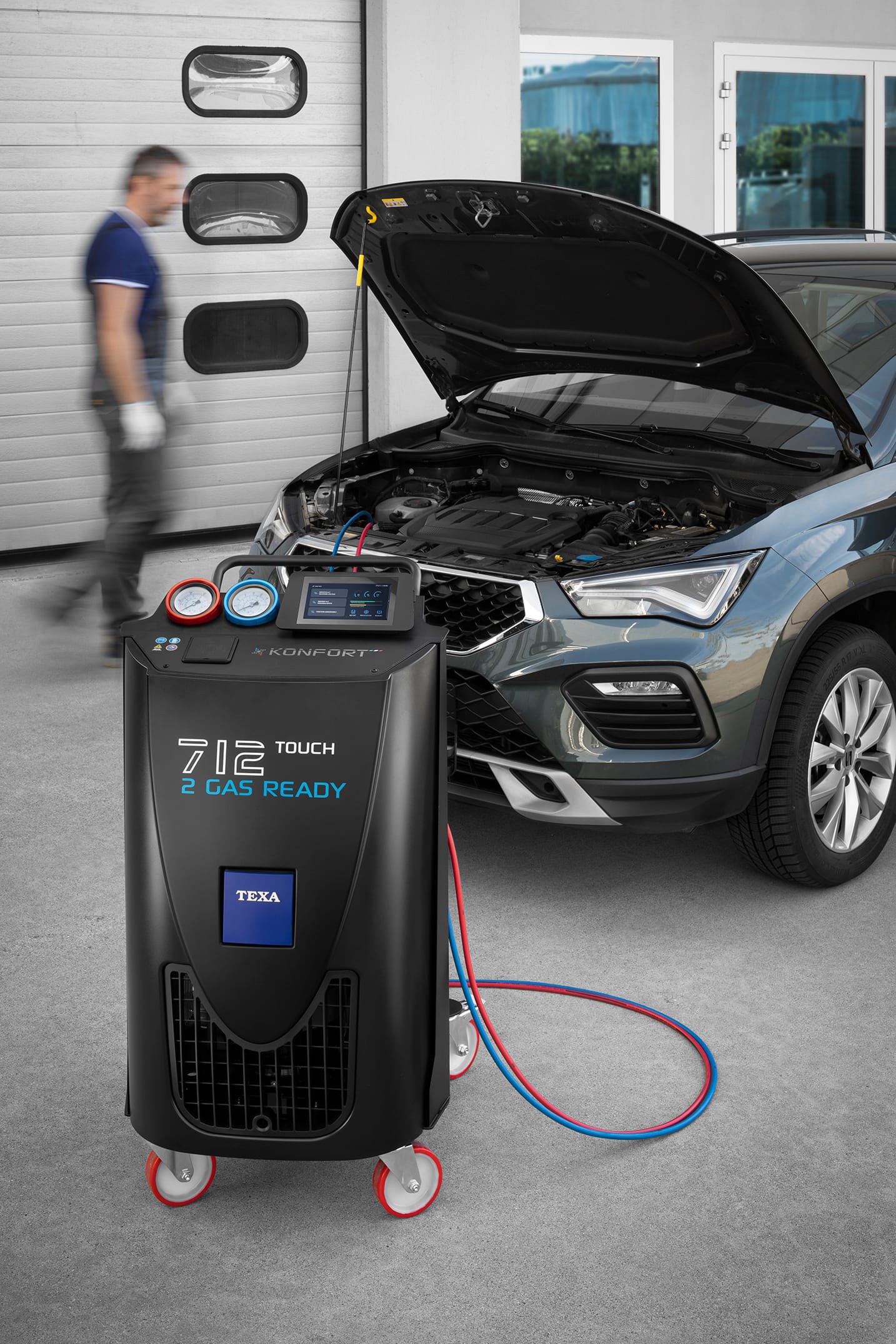 Zdjęcie miniatura produktu Stacja klimatyzacji KONFORT 712 TOUCH na R134a