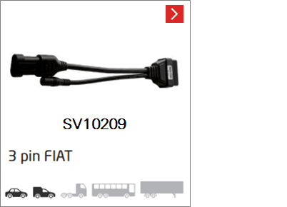 Zdjęcie produktu Kabel 3-PIN PRE-OBD FIAT